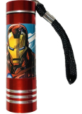 Detská hliníková LED baterka Avengers red