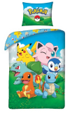 Obliečky Pokémon lúka 140/200, 70/90