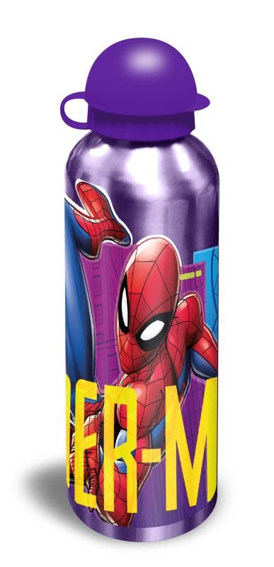 ALU fľaša Spiderman fialová 500 ml