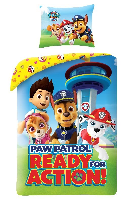 Obliečky Paw Patrol Ready 140/200, 70/90