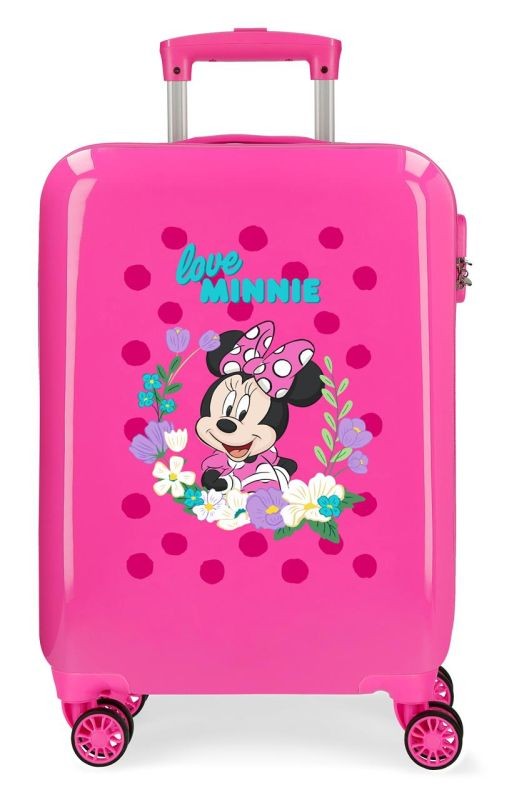 Cestovný kufor ABS Minnie Golden Days Pink 55 cm