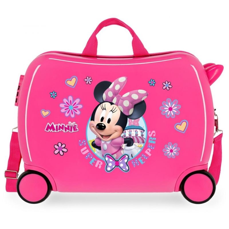 Detský kufrík na kolieskach Minnie Super Helpers MAXI