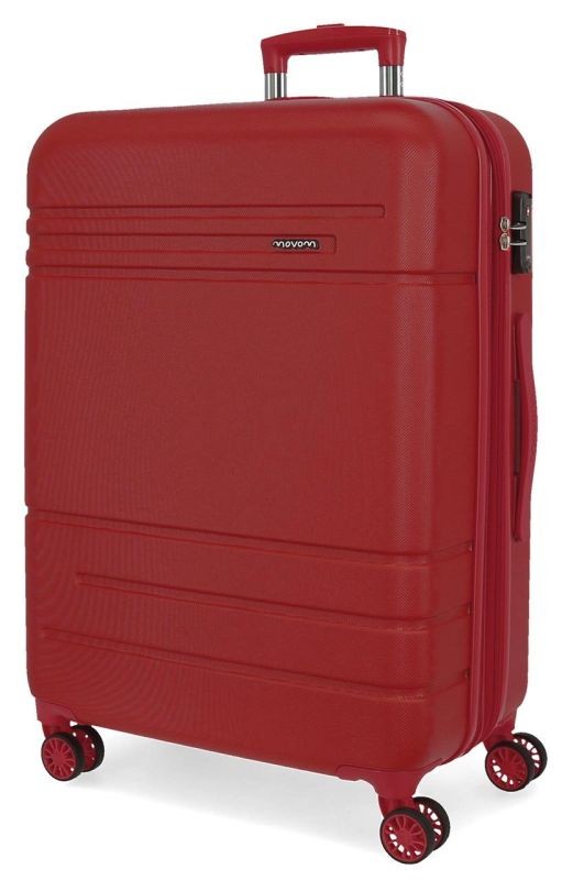 Cestovný kufor ABS MOVOM Galaxy Bordo 78 cm