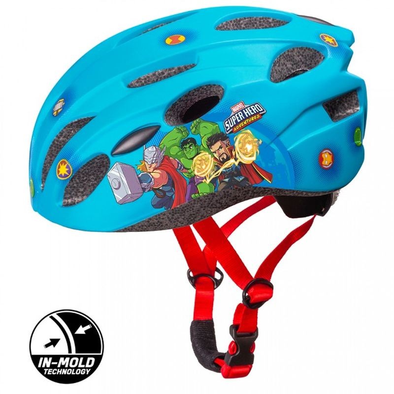 Detská cyklo prilba in mold Avengers modrá