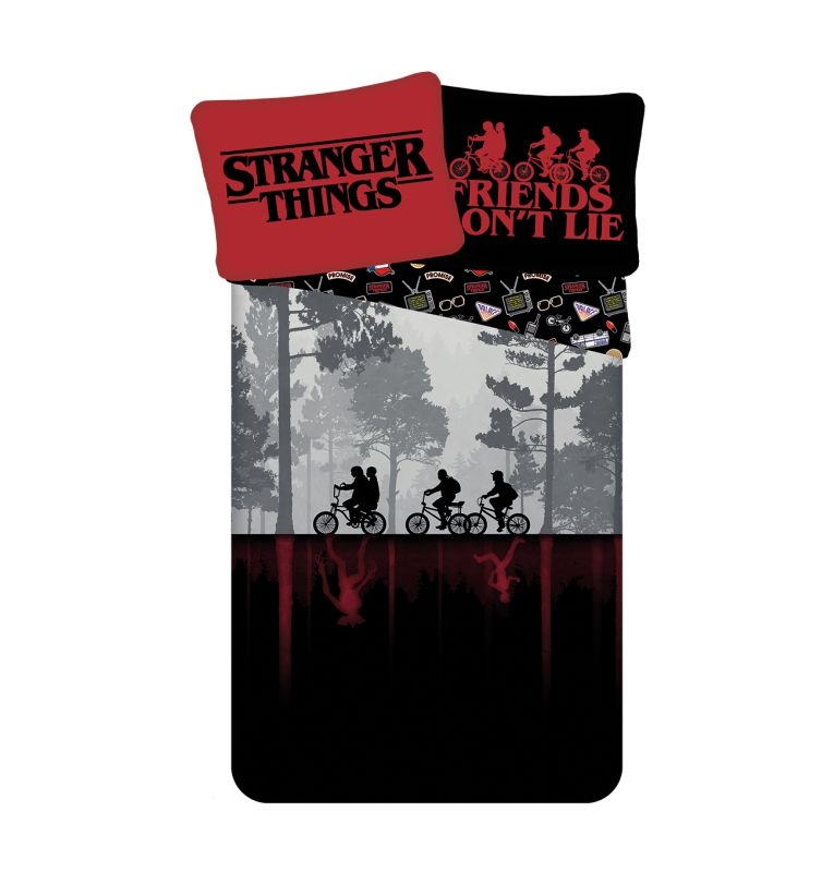 Obliečky Stranger Things Upside Down 140x200, 70x90