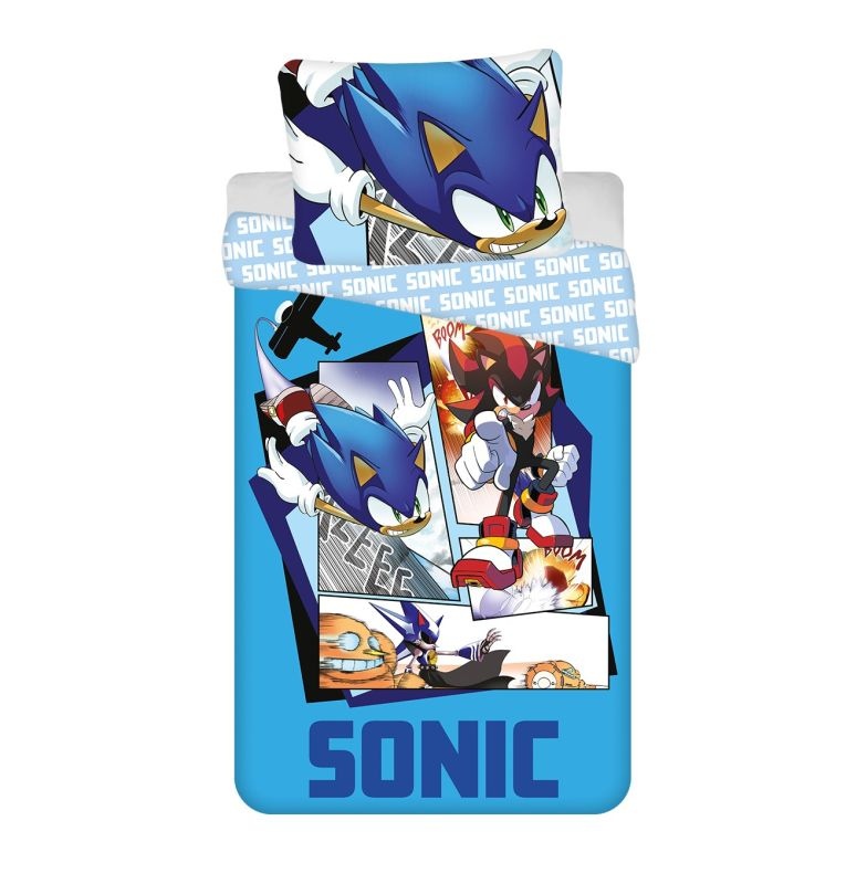 Obliečky Sonic 140/200, 70/90