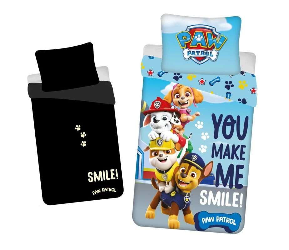 Obliečky Paw Patrol PP325 svietiace 140/200, 70/90