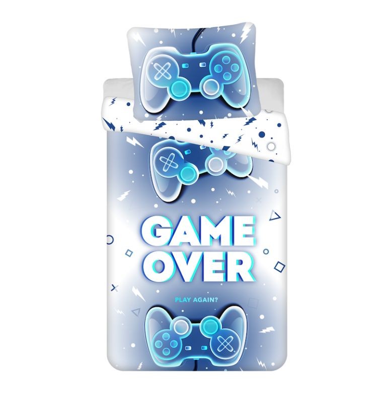 Obliečky Game Over 140/200, 70/90
