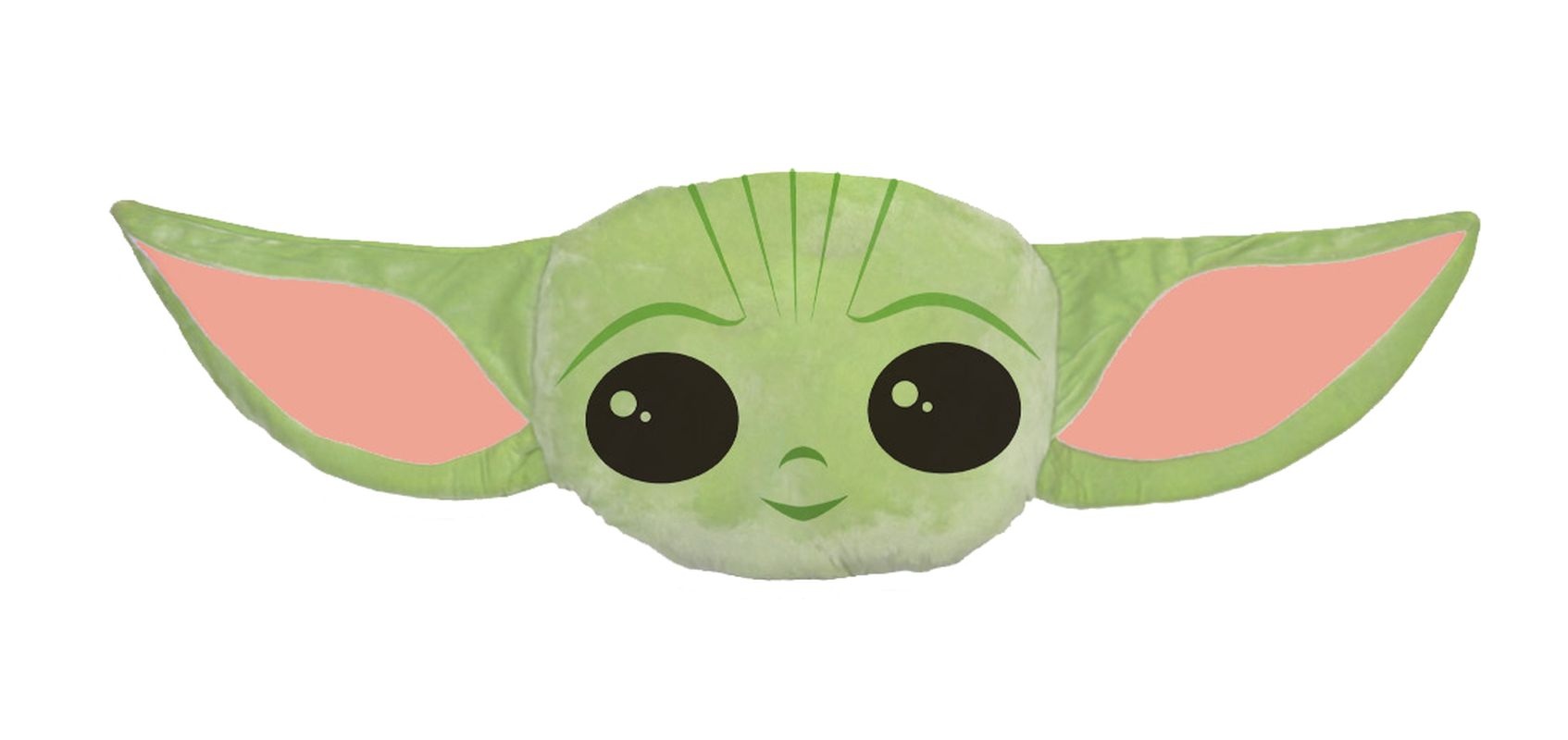 Tvarovaný mikroplyšový vankúšik Star Wars Baby Yoda 41x31 cm