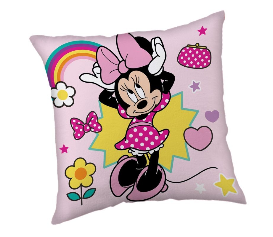 Mikroplyšový vankúšik Minnie Smile 40/40