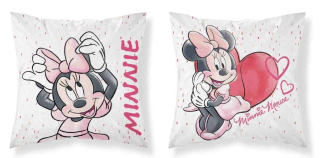 Obliečka na vankúšik Minnie white micro 40/40