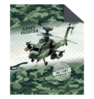 Prehoz na posteľ Army vrtuľník 170/210