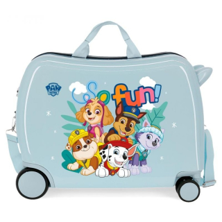 Detský kufrík na kolieskach Paw Patrol So Fun blue MAXI