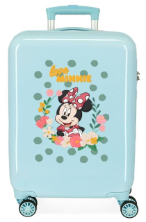 Cestovný kufor ABS Minnie Golden Days Blue 55 cm