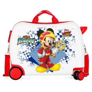 Detský kufrík na kolieskach Mickey Joy white MAXI