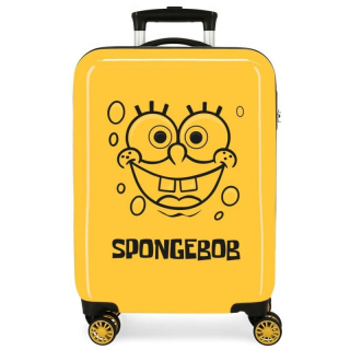 Cestovný kufor ABS SpongeBob yellow 55 cm
