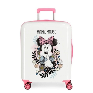 Cestovný kufor ABS Minnie Style flores 55 cm