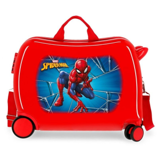 Detský kufrík na kolieskach Spiderman Black MAXI