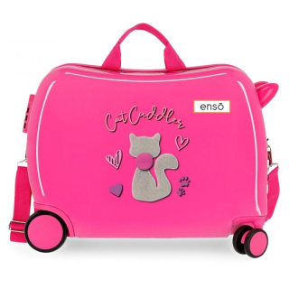 Detský kufrík na kolieskach Enso Cat Cuddler MAXI