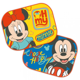 Slnečná clona Mickey a Minnie 2 ks
