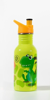 Detská nerezová fľaša na pitie Dino 500 ml