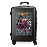 Cestovný kufor ABS Spiderman Great Power black 68 cm